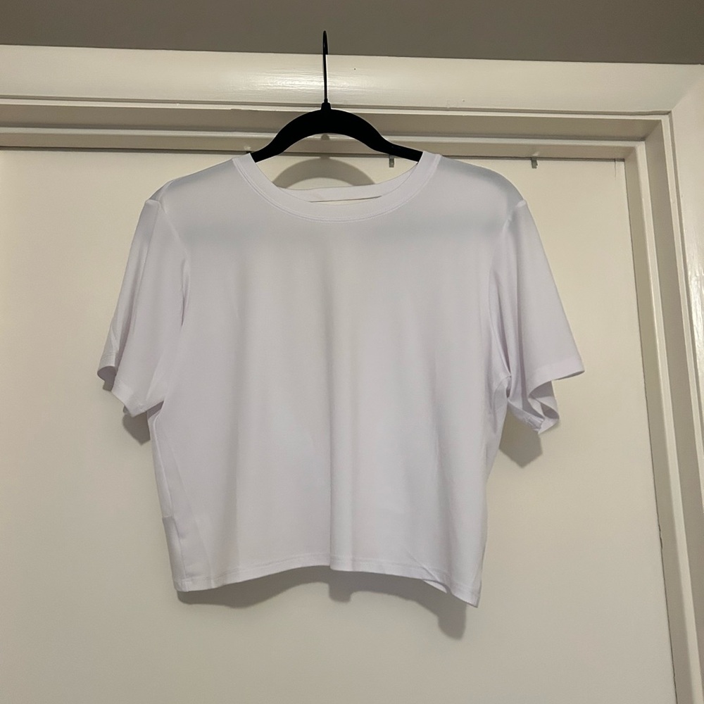 Fabletics White Crop Top